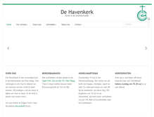 Tablet Screenshot of dehavenkerk.nl